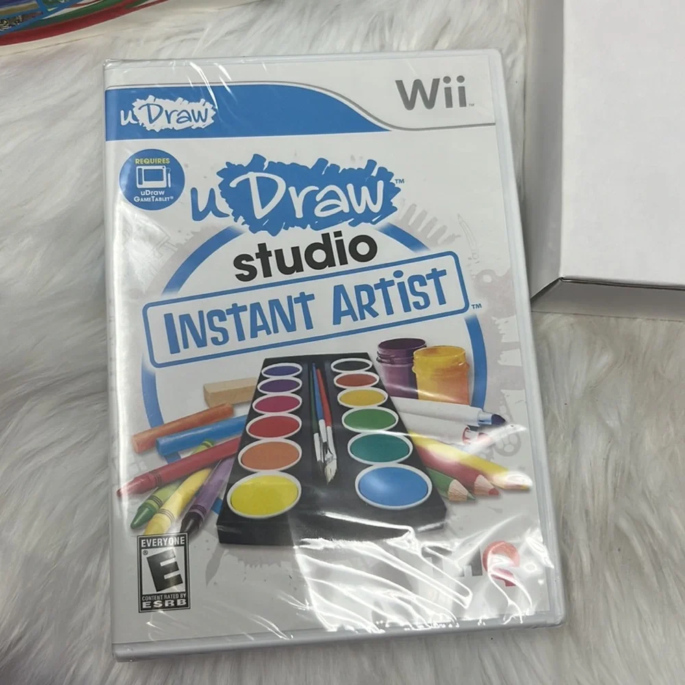 Nintendo Wii uDraw Game tablet with uDraw Studio Instant Artist Black 6” X 4”